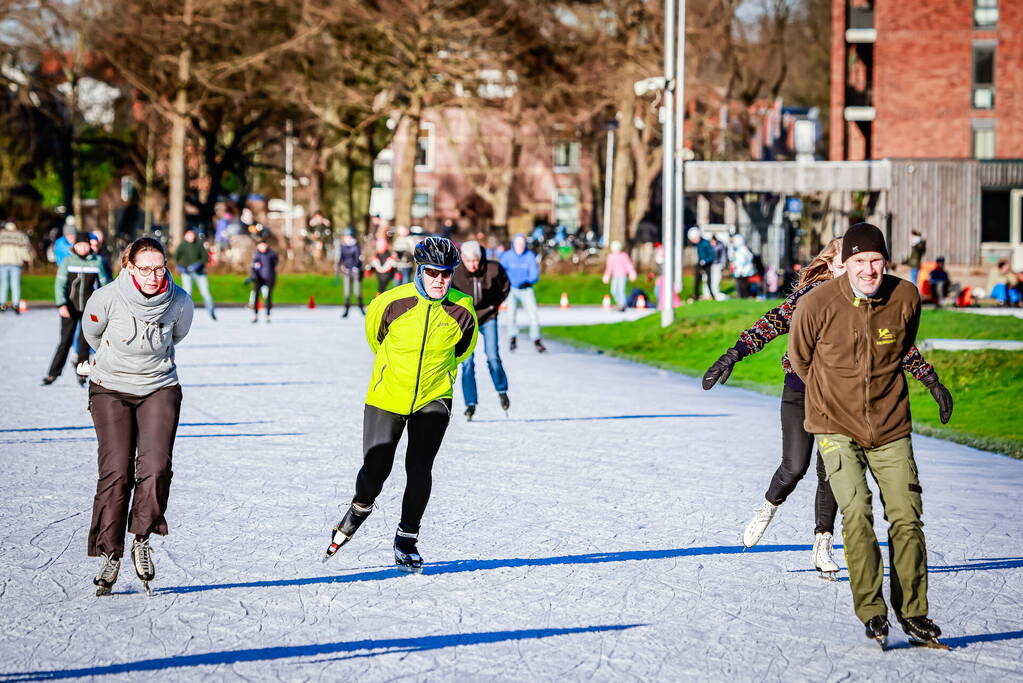 Volop schaatsplezier op natuurijsbaan van Amersfoortse IJsvereniging