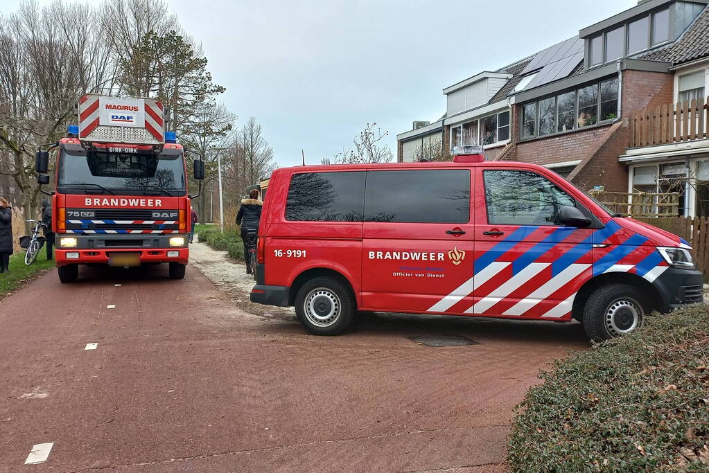 Fiets op ijs zorgt voor brandweerinzet