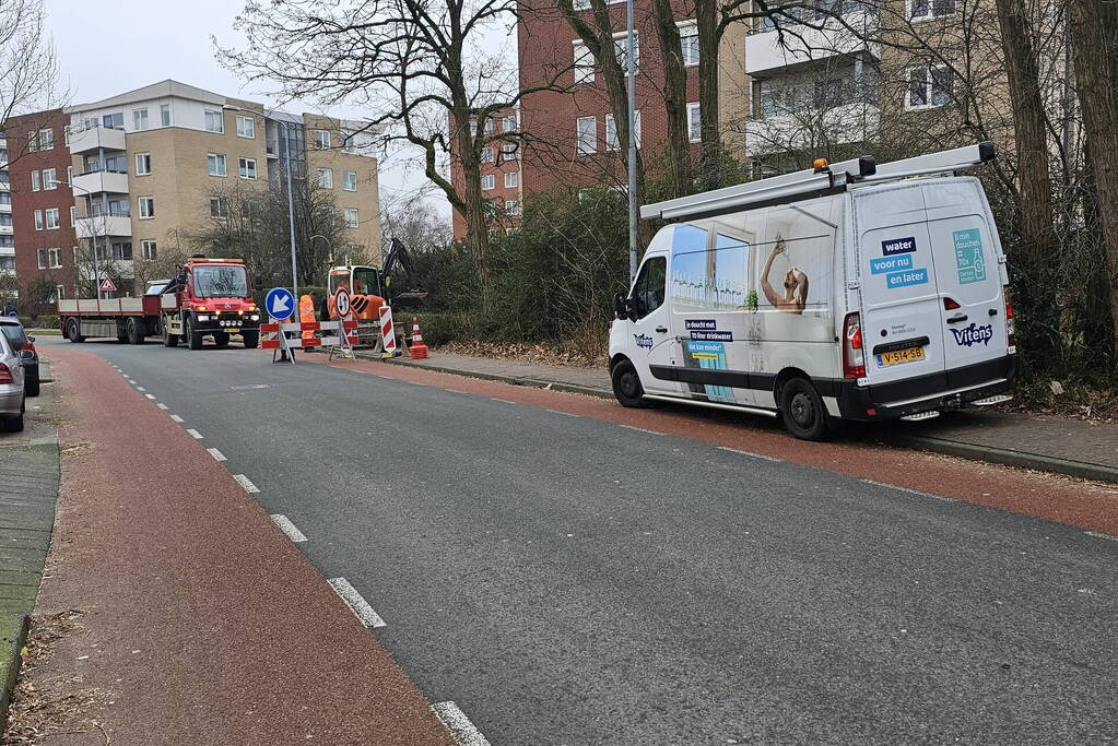 150 huishoudens zonder water na leidingbreuk