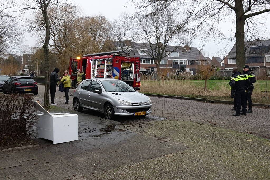 Droger vliegt in brand in woning