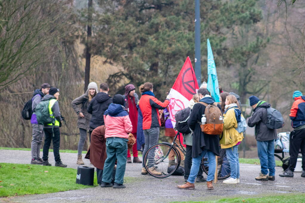 Demonstratie tegen nieuwe gascentrale