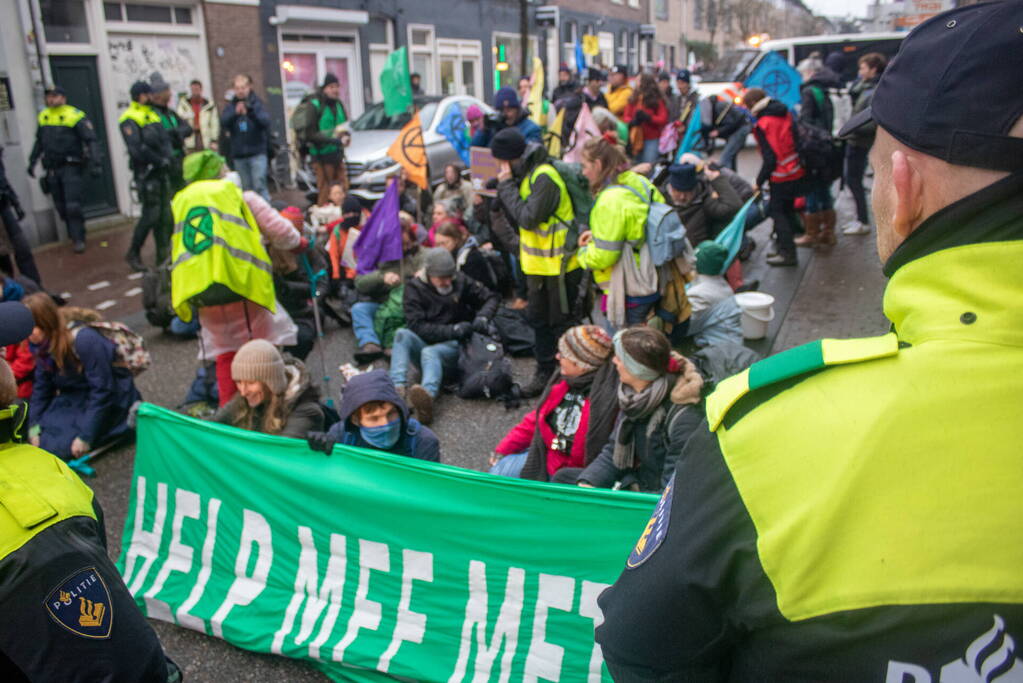 Demonstratie tegen nieuwe gascentrale