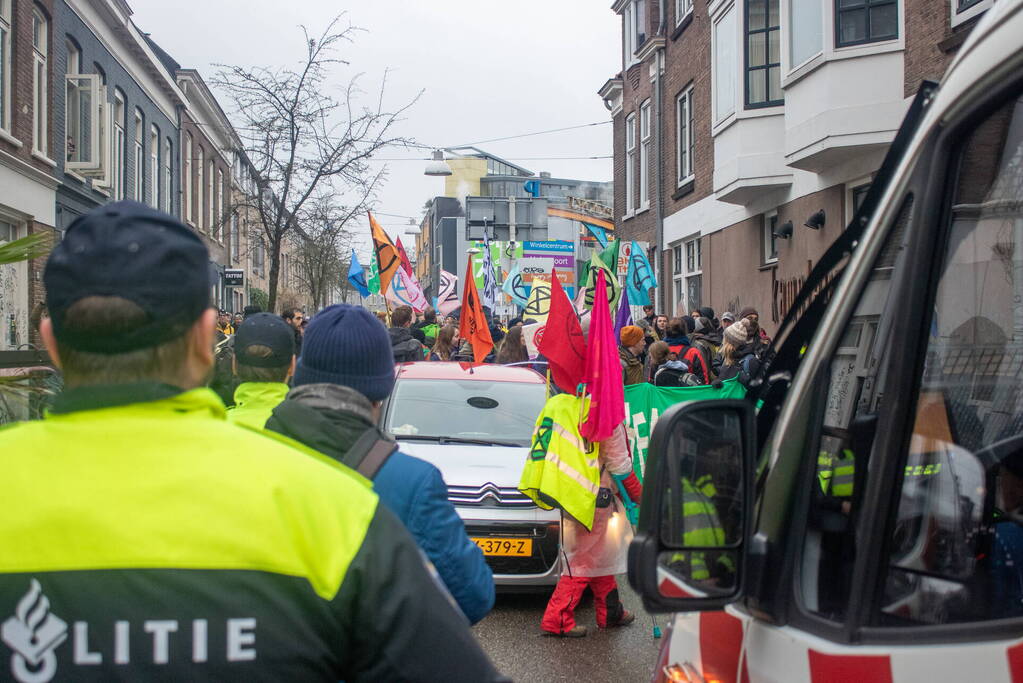 Demonstratie tegen nieuwe gascentrale