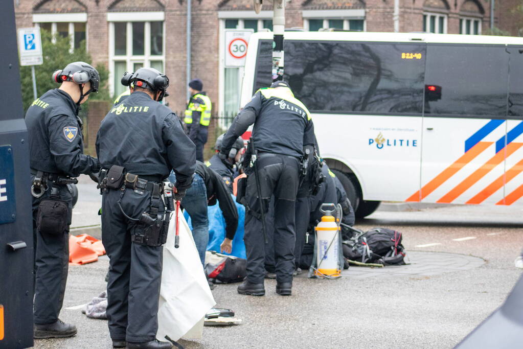 Demonstratie tegen nieuwe gascentrale