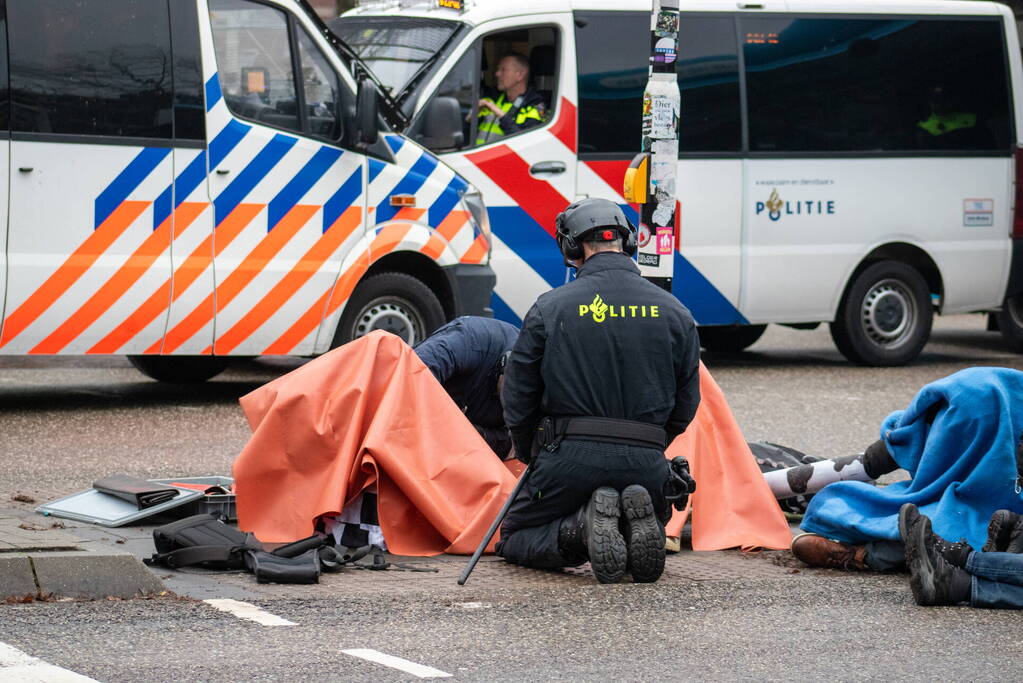 Demonstratie tegen nieuwe gascentrale