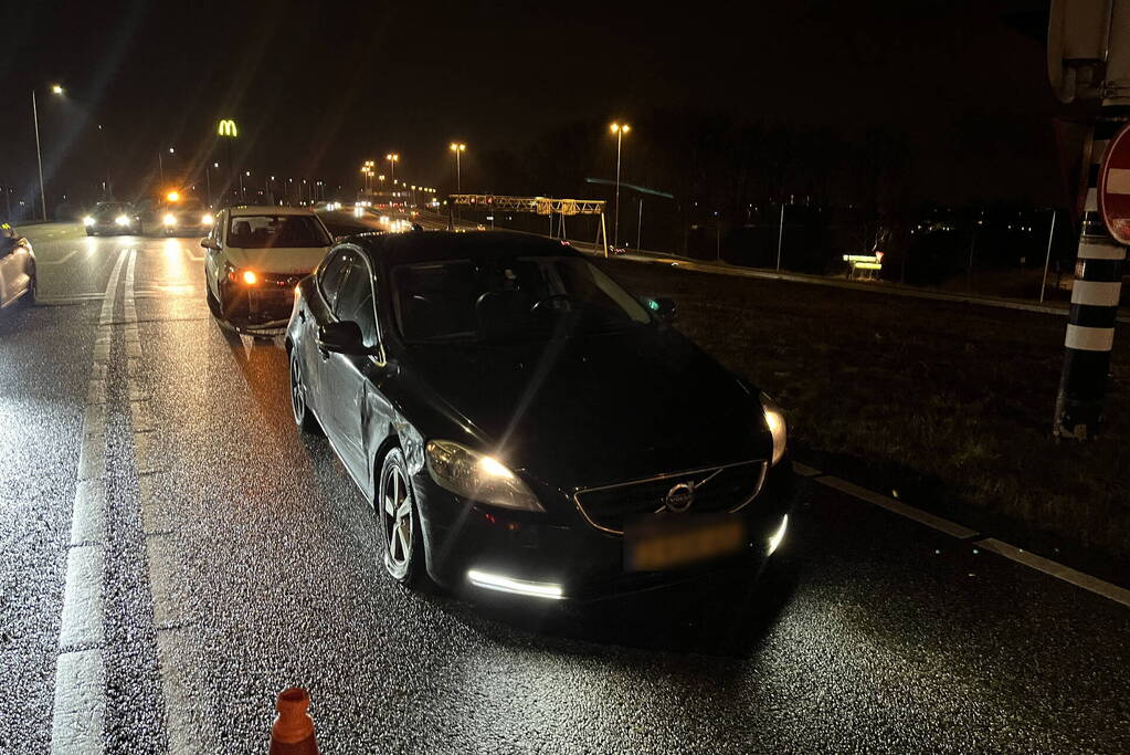 Schade bij ongeval tussen twee auto's