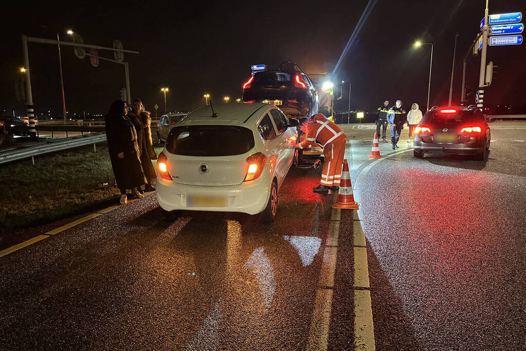 Schade bij ongeval tussen twee auto's