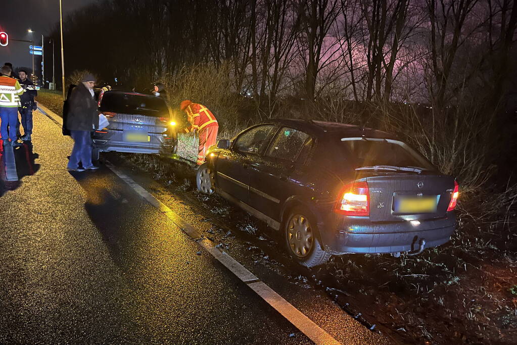 Drie auto's betrokken bij botsing