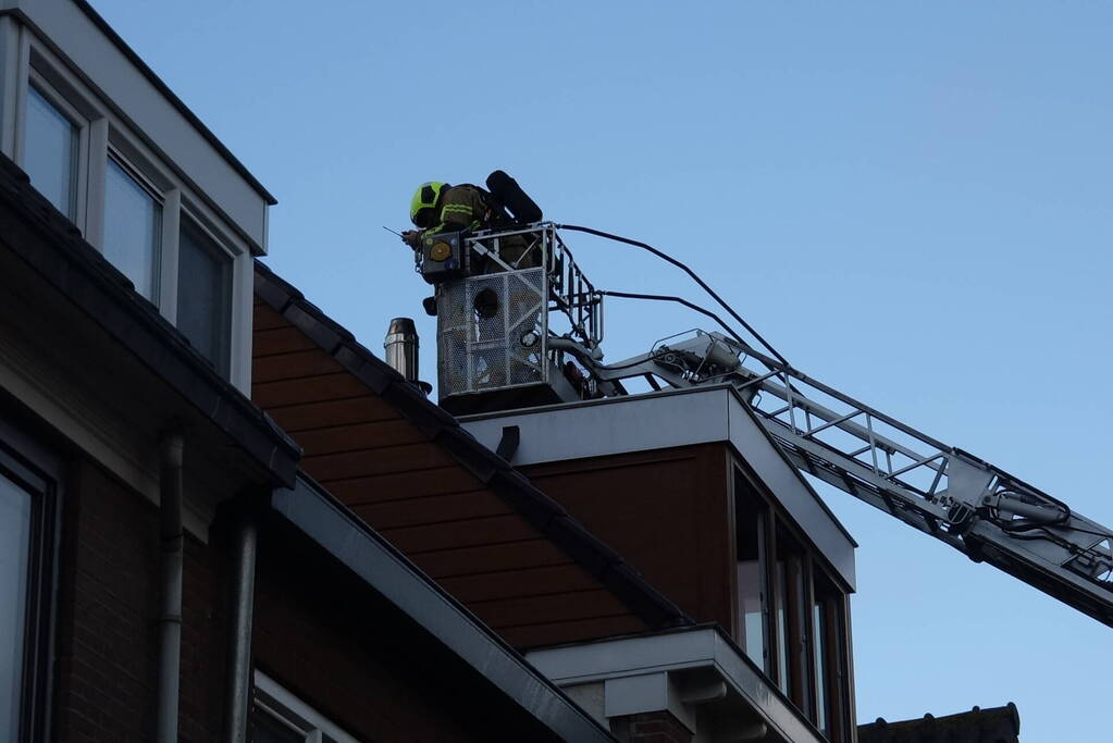 Brandweer ingezet voor schoorsteenbrand