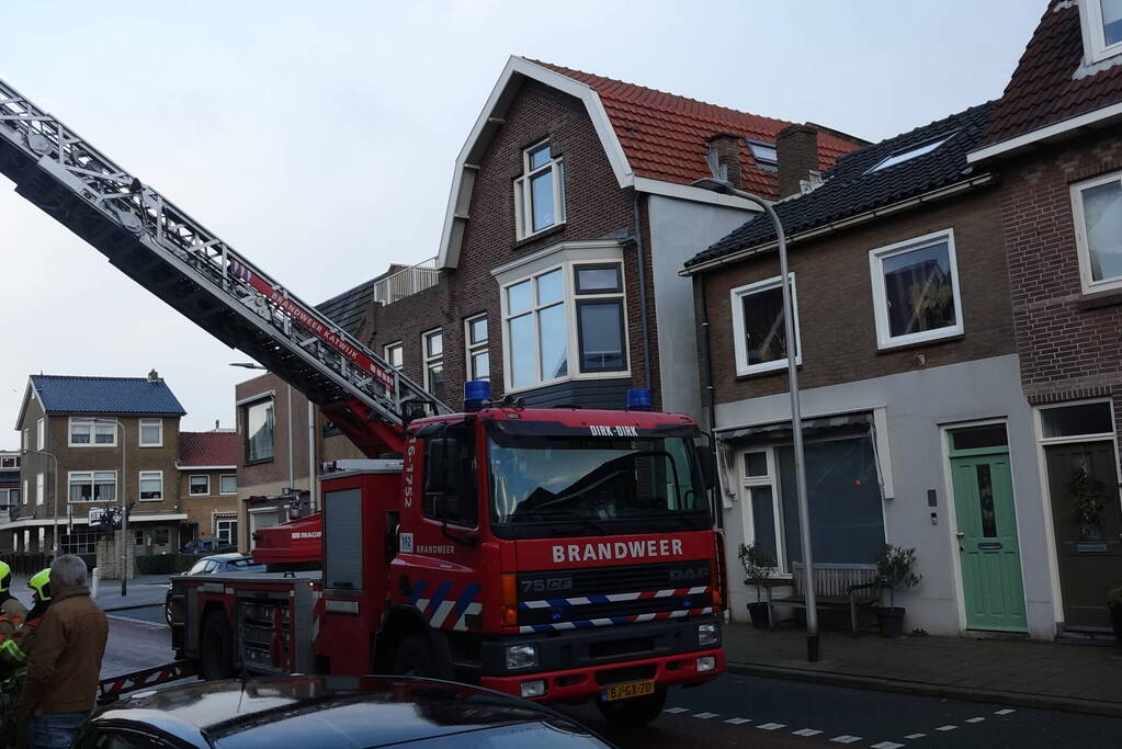 Brandweer ingezet voor schoorsteenbrand