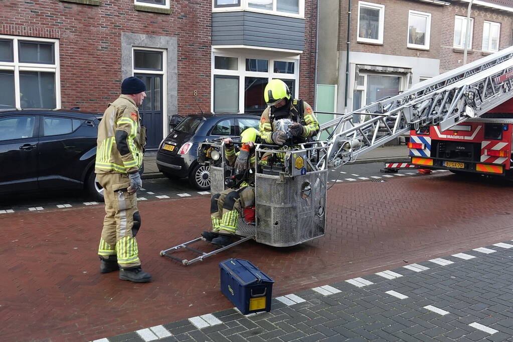 Brandweer ingezet voor schoorsteenbrand