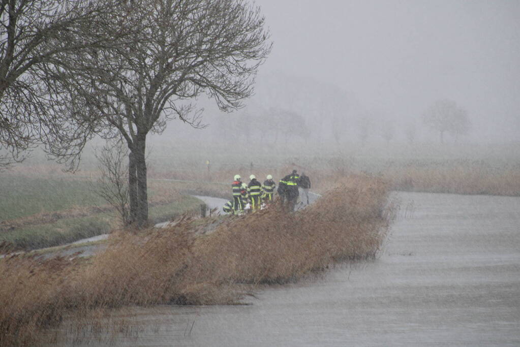 Overleden persoon aangetroffen in water