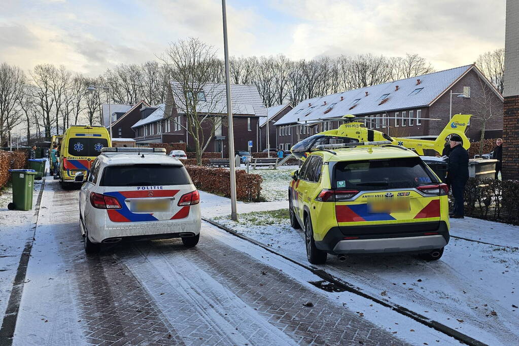 Traumateam ingezet voor medische noodsituatie in een woning