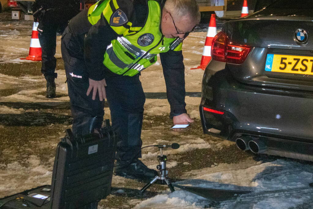 Veel voertuigen gecontroleerd bij grote verkeerscontrole