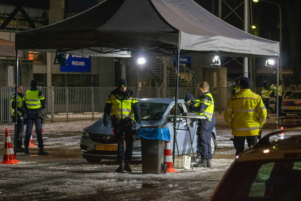 Veel voertuigen gecontroleerd bij grote verkeerscontrole