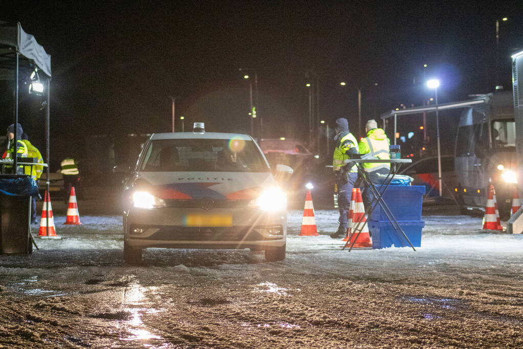 Veel voertuigen gecontroleerd bij grote verkeerscontrole