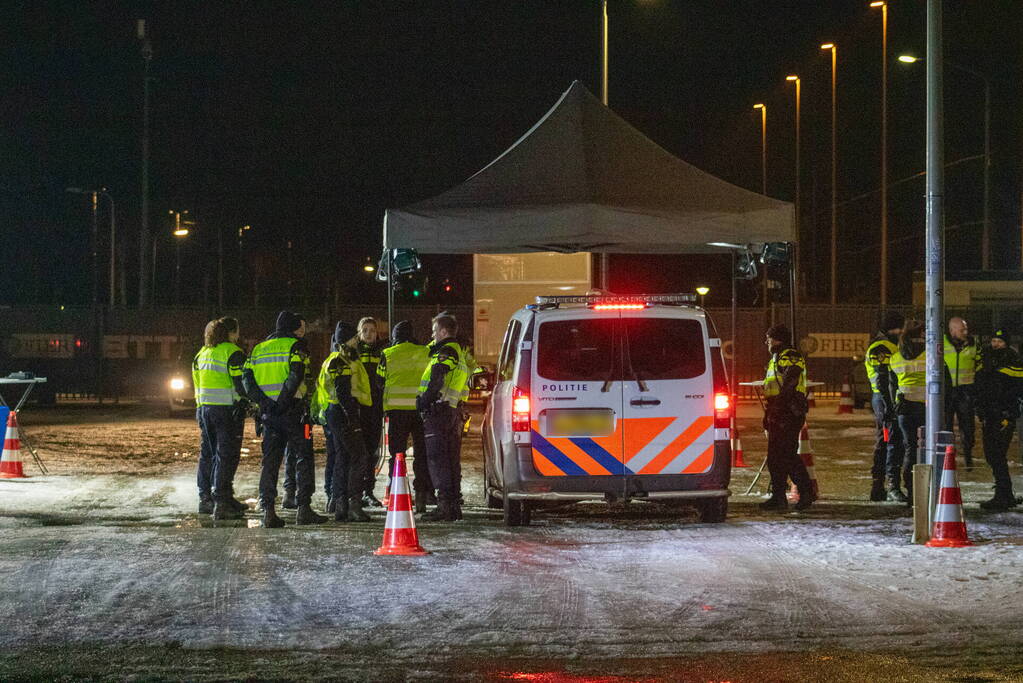 Veel voertuigen gecontroleerd bij grote verkeerscontrole