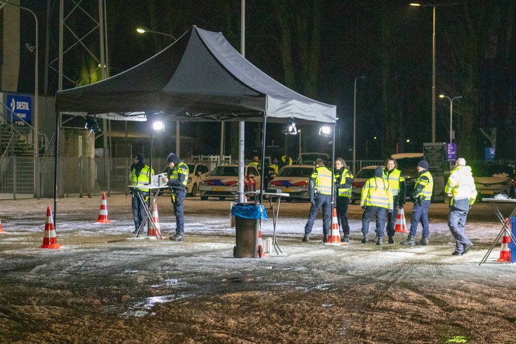 Veel voertuigen gecontroleerd bij grote verkeerscontrole