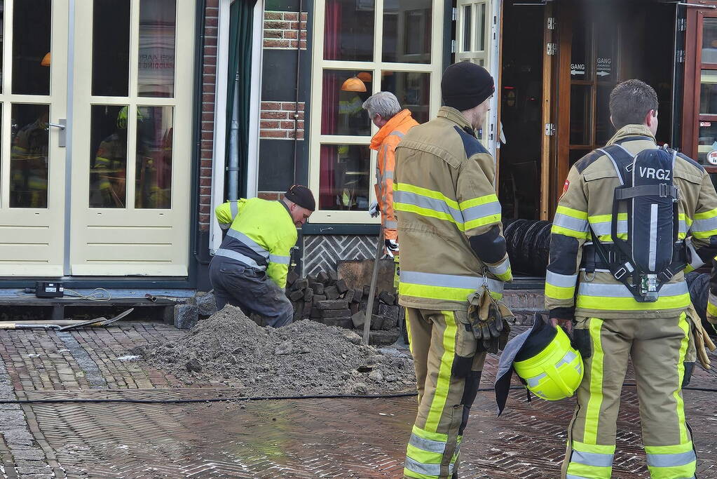 Gaslekkage bij restaurant, woningen ontruimd