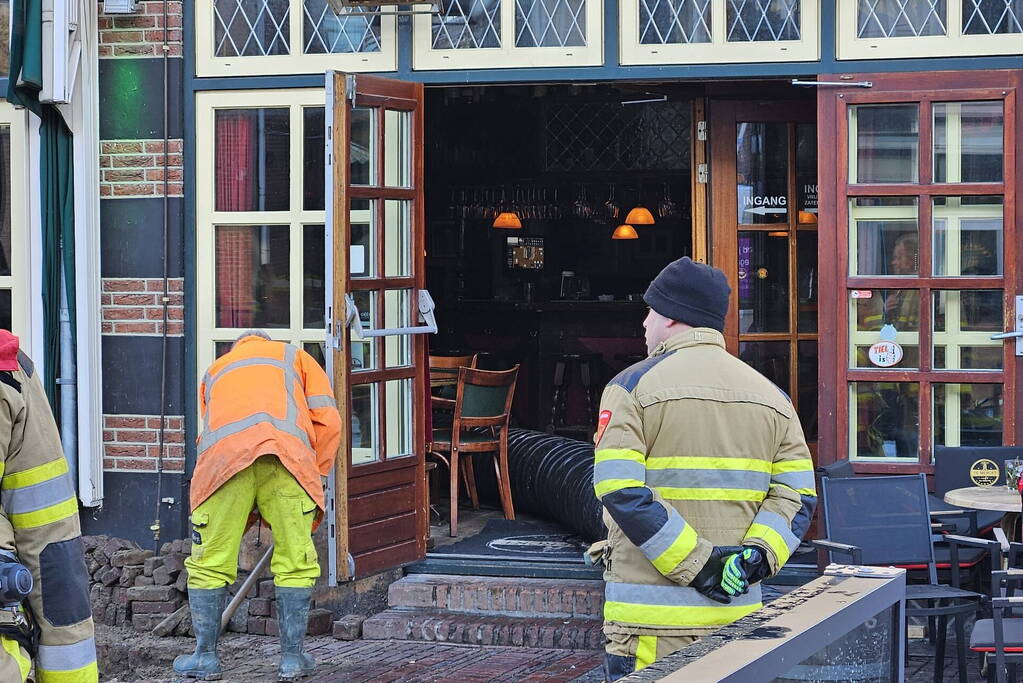 Gaslekkage bij restaurant, woningen ontruimd