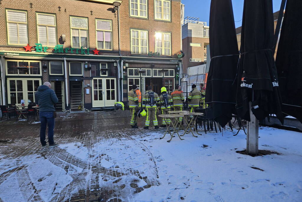 Gaslekkage bij restaurant, woningen ontruimd