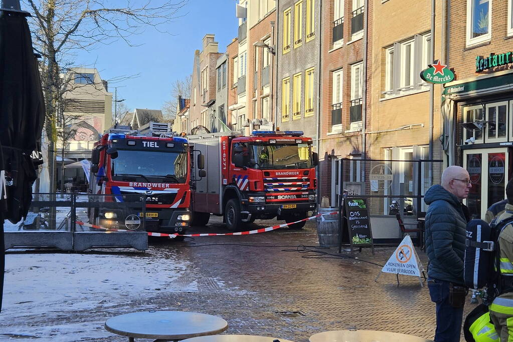 Gaslekkage bij restaurant, woningen ontruimd