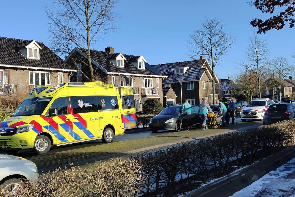 Gewonde bij kop-staart botsing