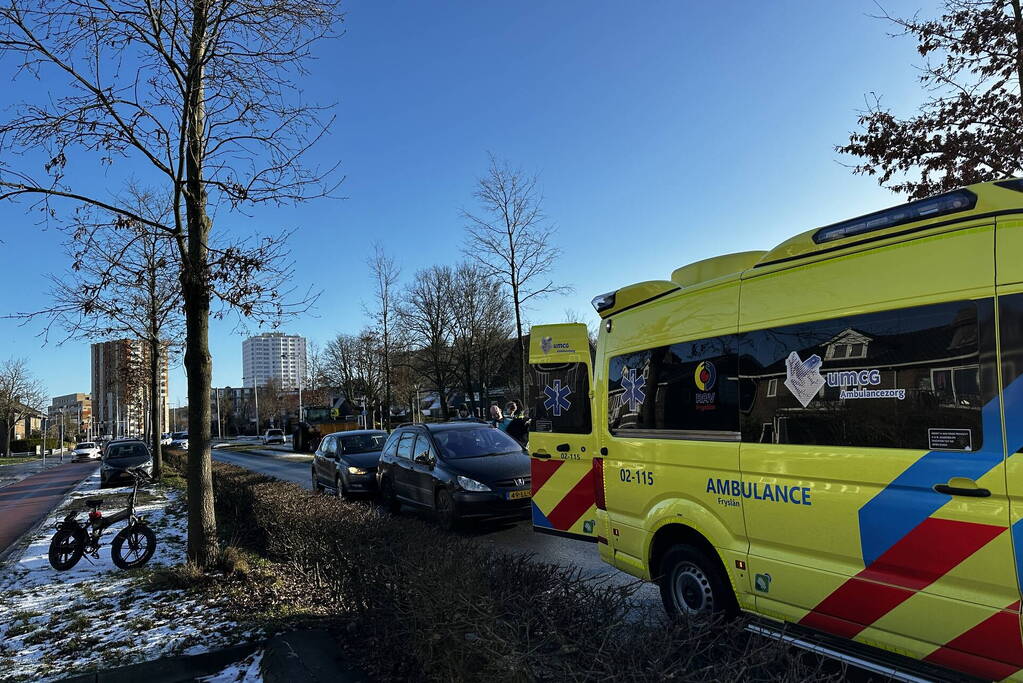 Gewonde bij kop-staart botsing