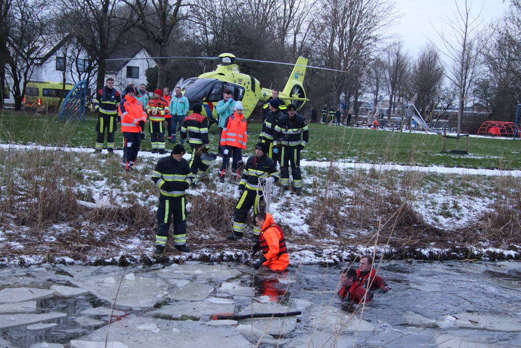 Grote zoekactie vanwege aangetroffen wak