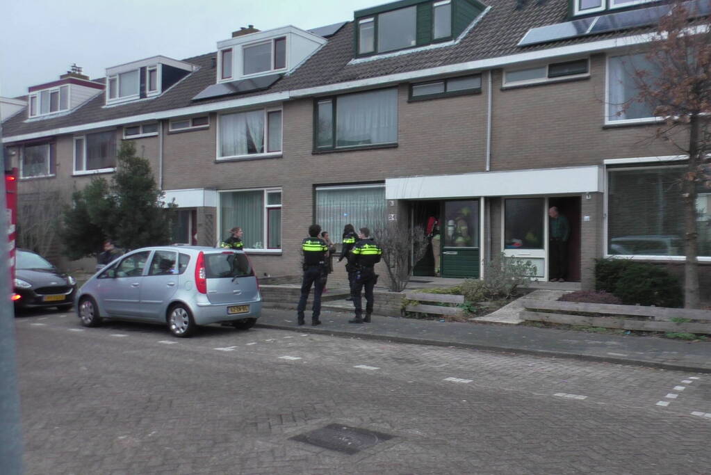 Kleine brand in meterkast van woning