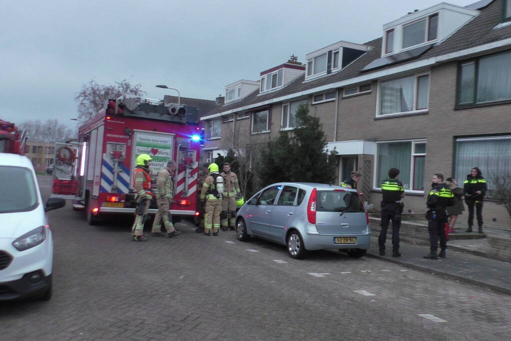 Kleine brand in meterkast van woning