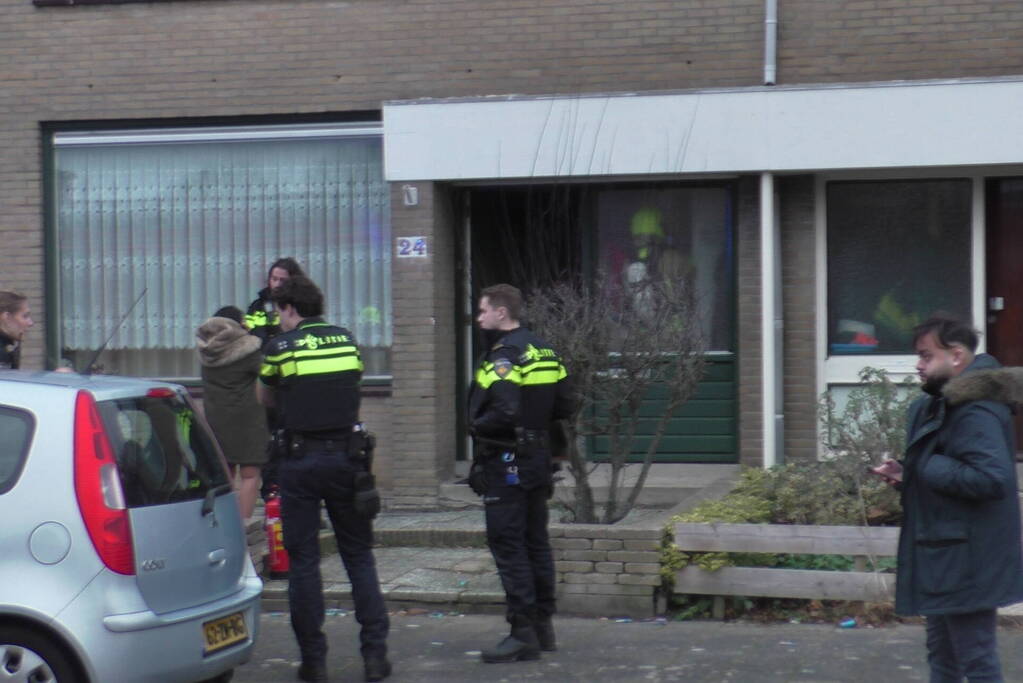 Kleine brand in meterkast van woning