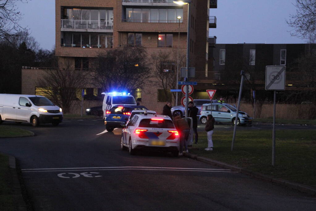 Flinke schade bij ongeval op kruising