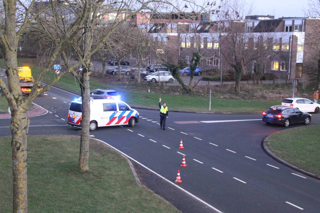 Flinke schade bij ongeval op kruising