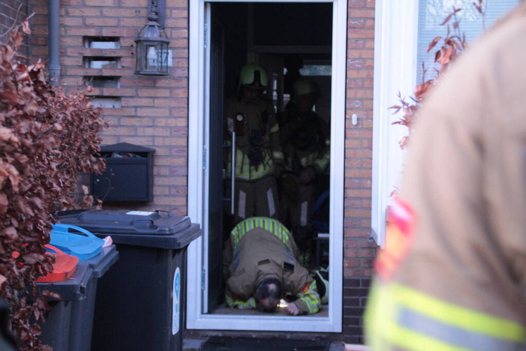 Onderzoek naar gaslucht in woning