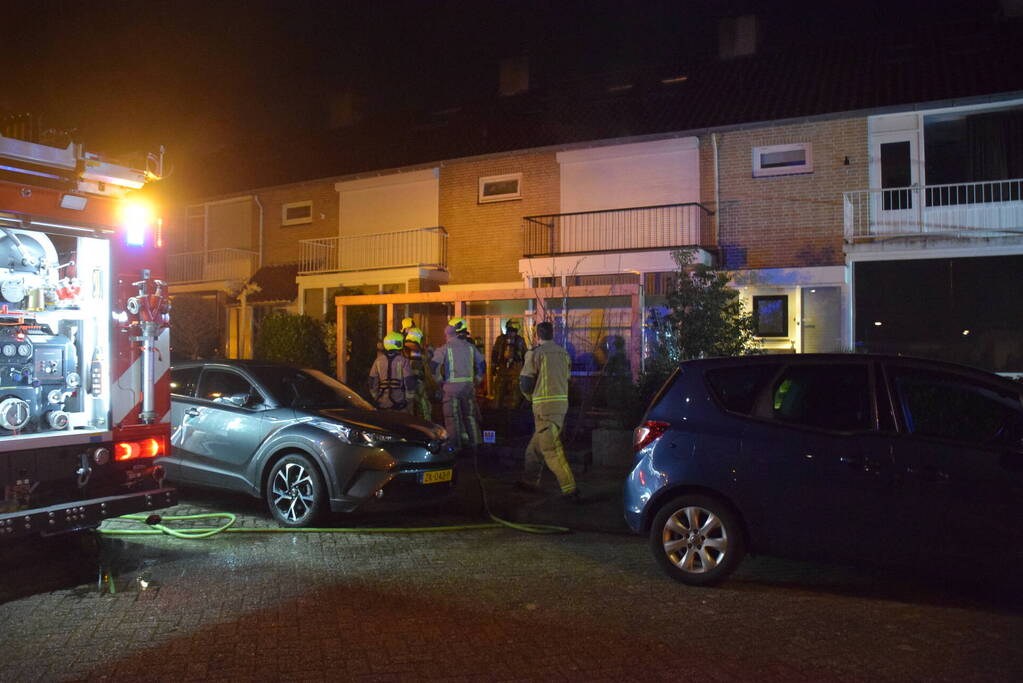 Rookontwikkeling bij brand in woning