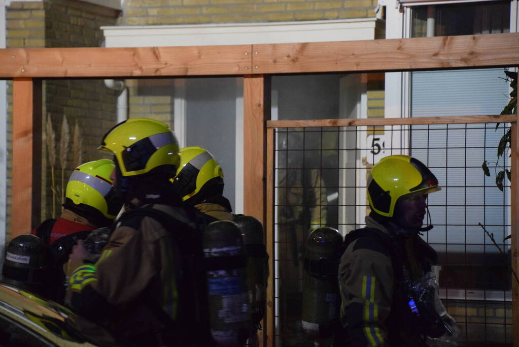 Rookontwikkeling bij brand in woning