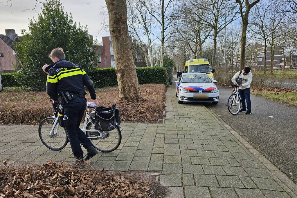 Fietser gewond bij botsing met andere fietser