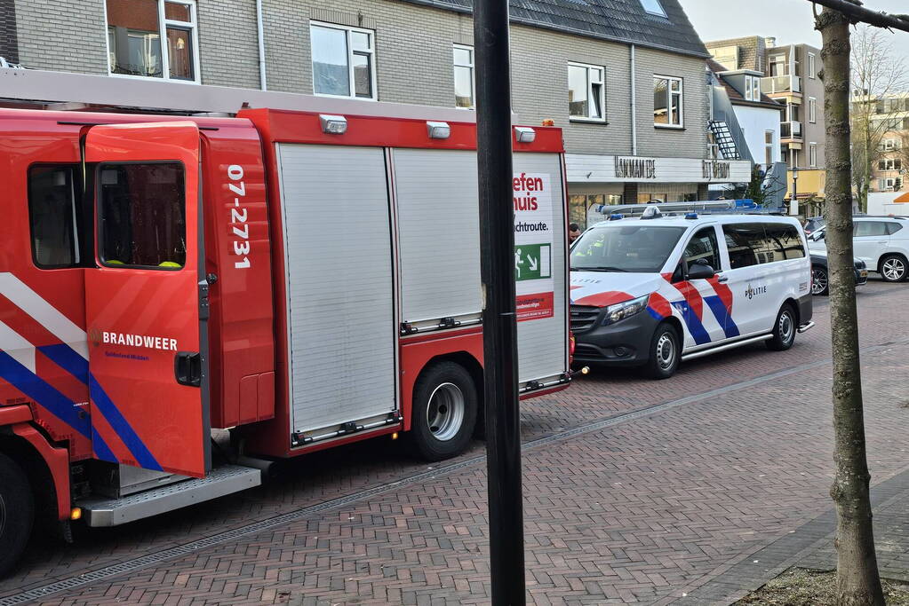 Aanhouding na brand in woning