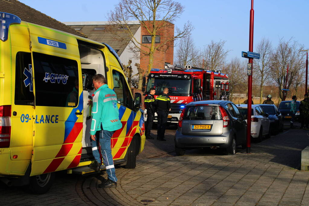 Persoon gewond bij woningbrand