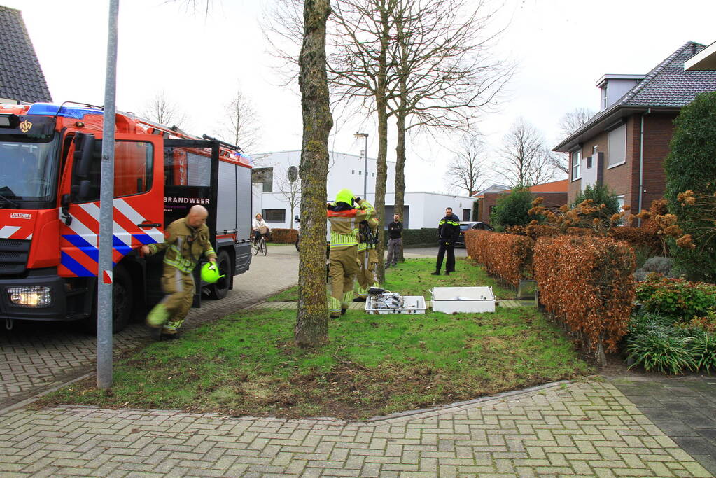 Brand veroorzaakt door werkzaamheden voor warmtepomp