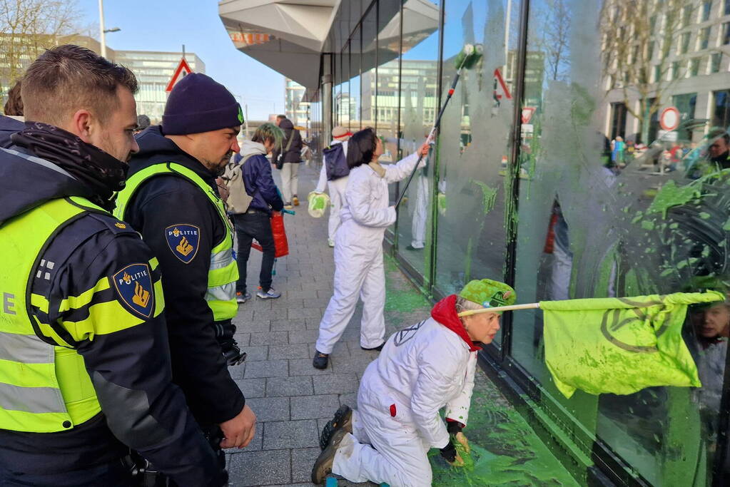 Pand One-Dyas beklad tijdens demonstratie