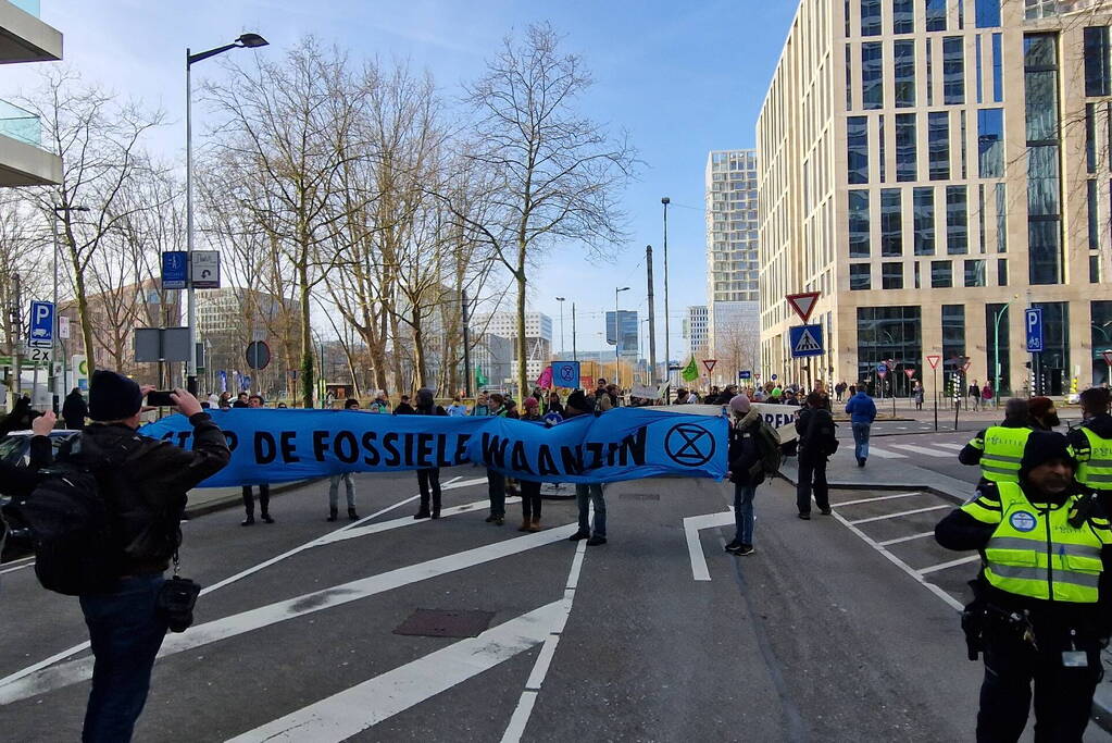 Pand One-Dyas beklad tijdens demonstratie