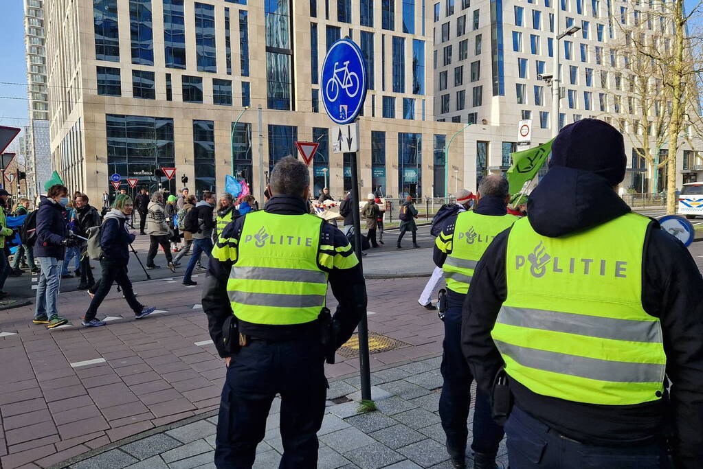 Pand One-Dyas beklad tijdens demonstratie