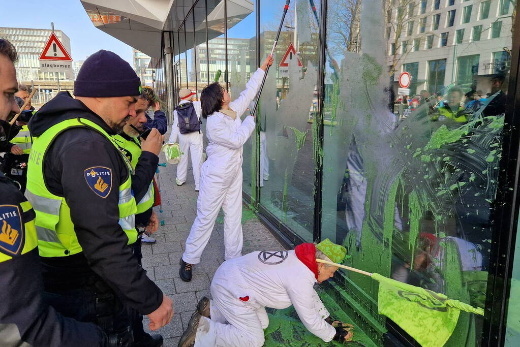 Pand One-Dyas beklad tijdens demonstratie