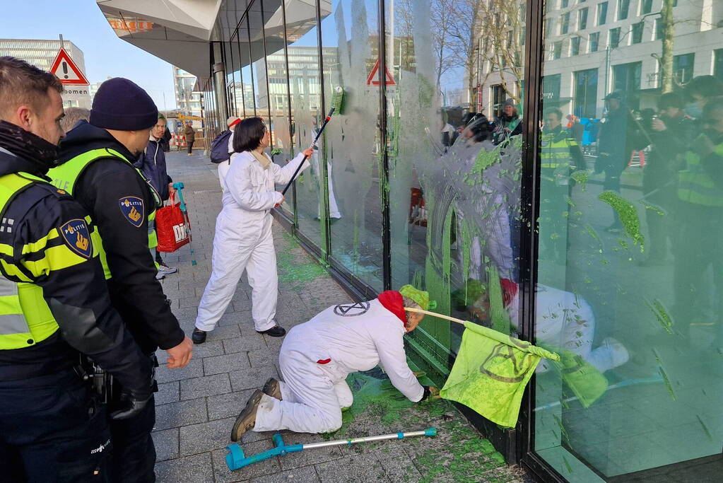 Pand One-Dyas beklad tijdens demonstratie