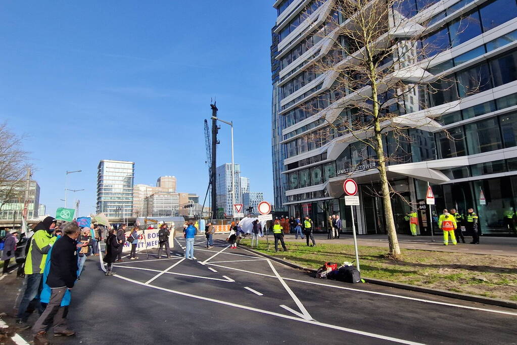 Pand One-Dyas beklad tijdens demonstratie