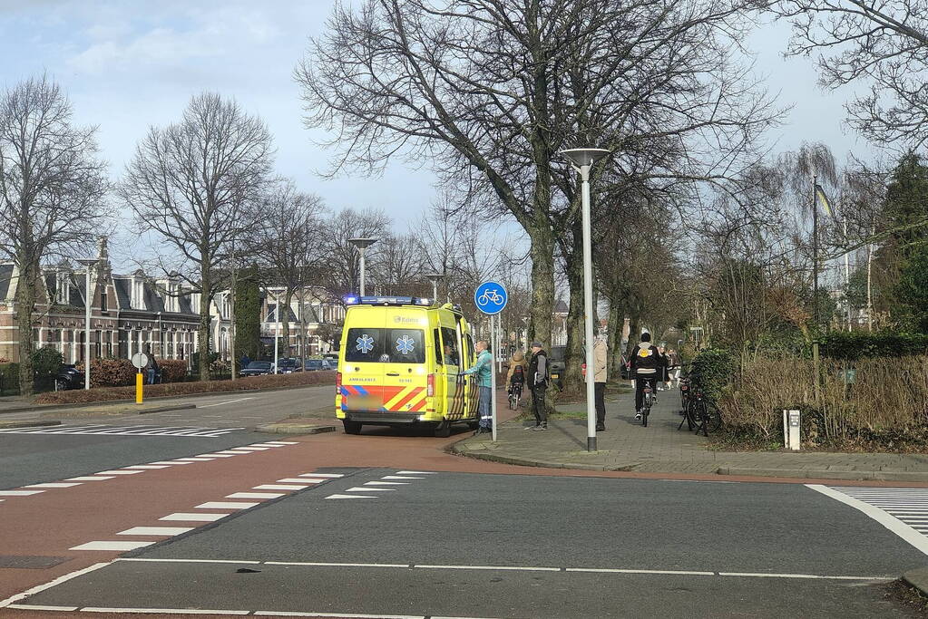 Fietser geschept door automobilist