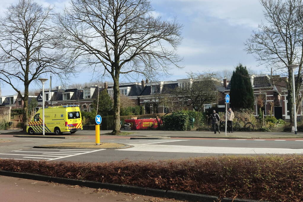 Fietser geschept door automobilist