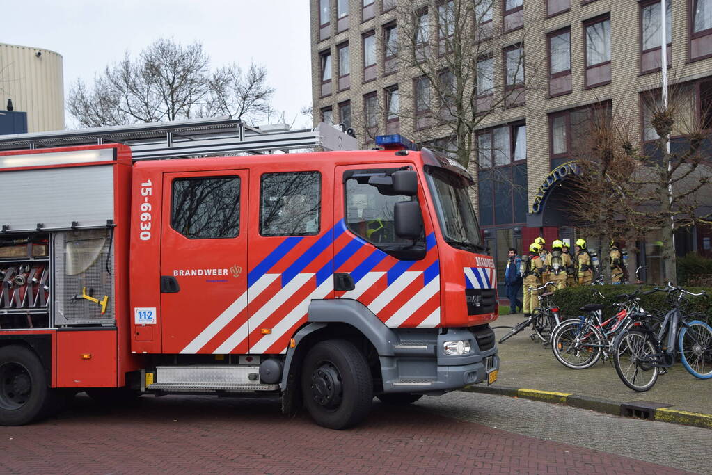 Brand in hotel snel onder controle